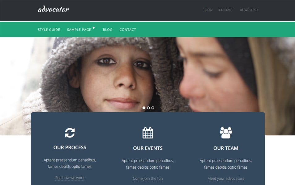 Advocator Lite Responsive WordPress Theme