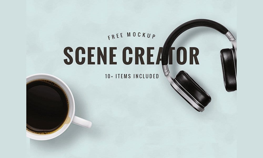 Best Free Scene Creators for Designers 61 Free Scene Creator Mockup PSD