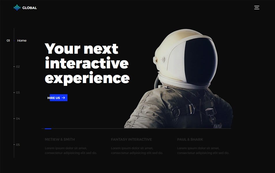 500+ Best Free Responsive HTML5 CSS3 Website Templates 296 Global