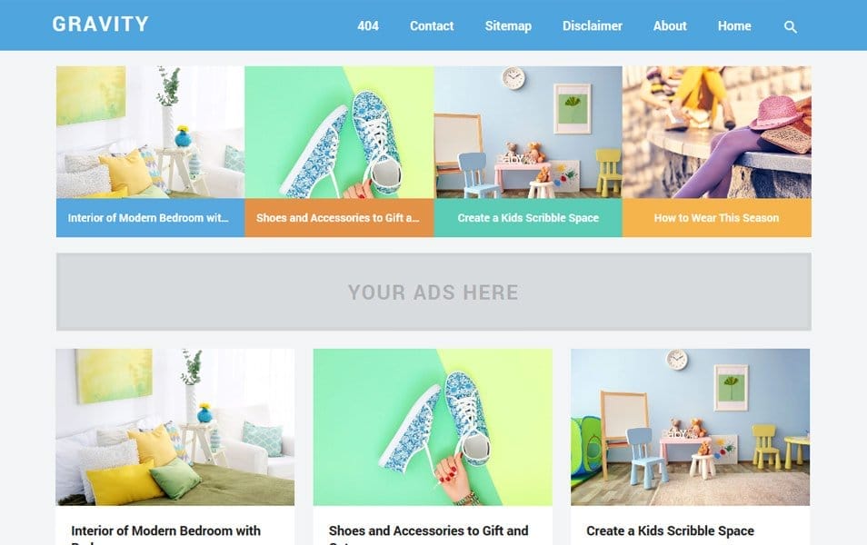 300+ Best Free Responsive Blogger Templates 2025 371 Gravity Responsive Blogger Template