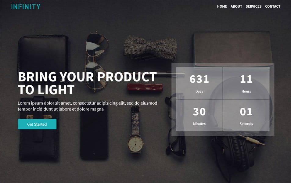 500+ Best Free Responsive HTML5 CSS3 Website Templates 287 Infinity Free Bootstrap 4 Coming Soon Template