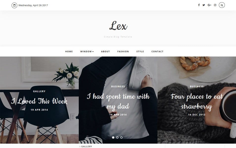 300+ Best Free Responsive Blogger Templates 2025 295 Lex Responsive Blogger Template