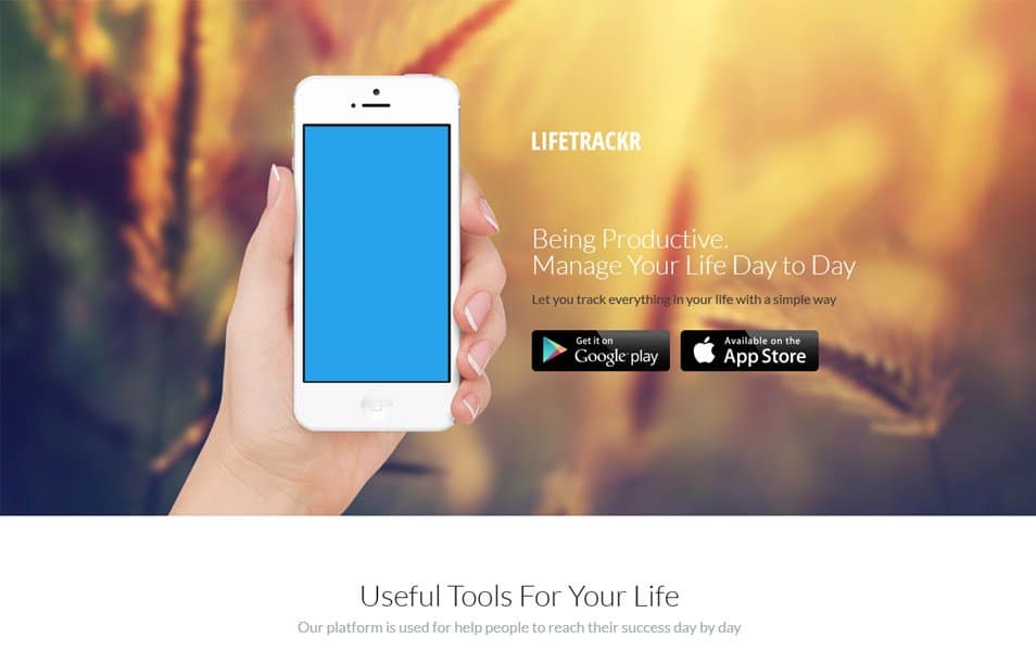 500+ Best Free Responsive HTML5 CSS3 Website Templates 177 Lifetrakr