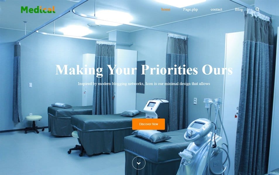 Medical Life Responsive WordPress Theme