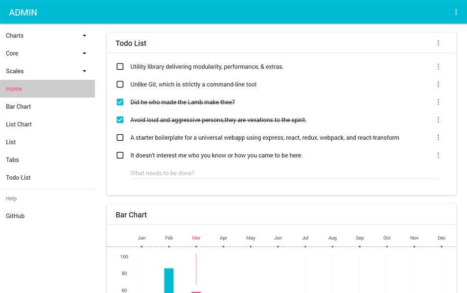 React Material Admin