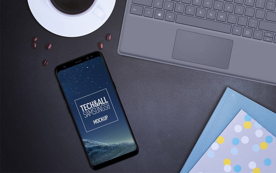 50+ Best Samsung Galaxy S8 Mockup Templates 33 Samsung Galaxy S8 Mock up