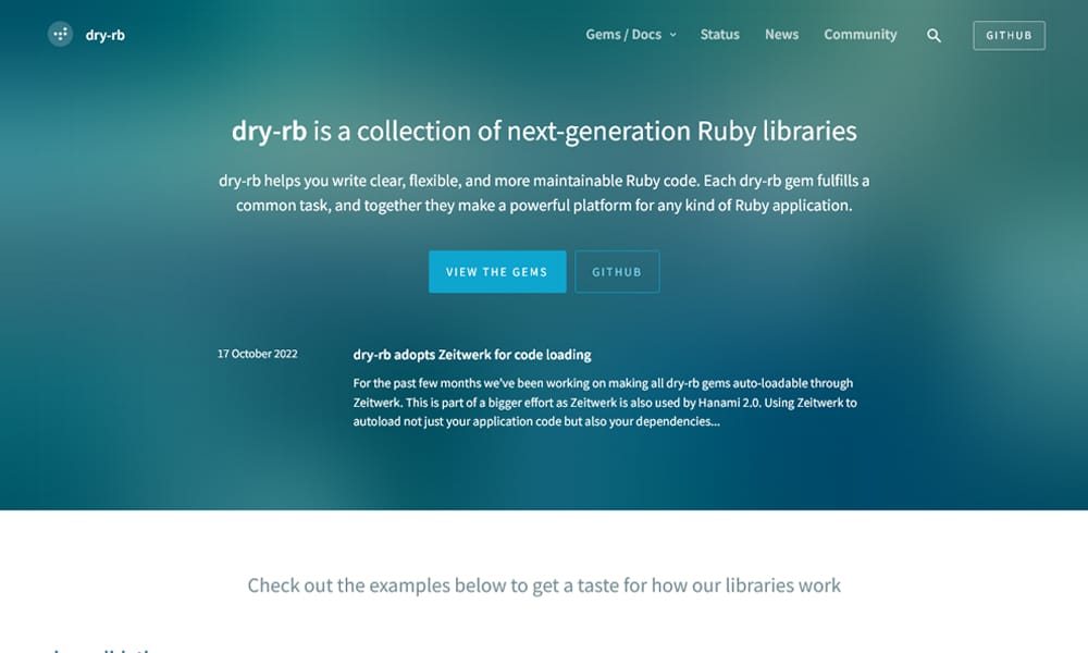 50+ Ruby Frameworks For Developers 44 Dry-rb