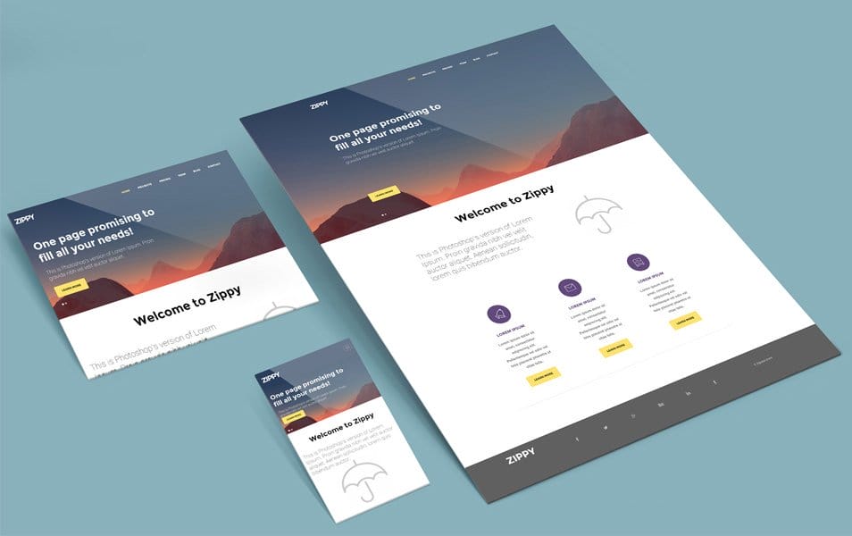 The Ultimate Collection of 2000+ Free Mockup Templates PSD Designs 142 Beautiful Free Perspective Website Mockup