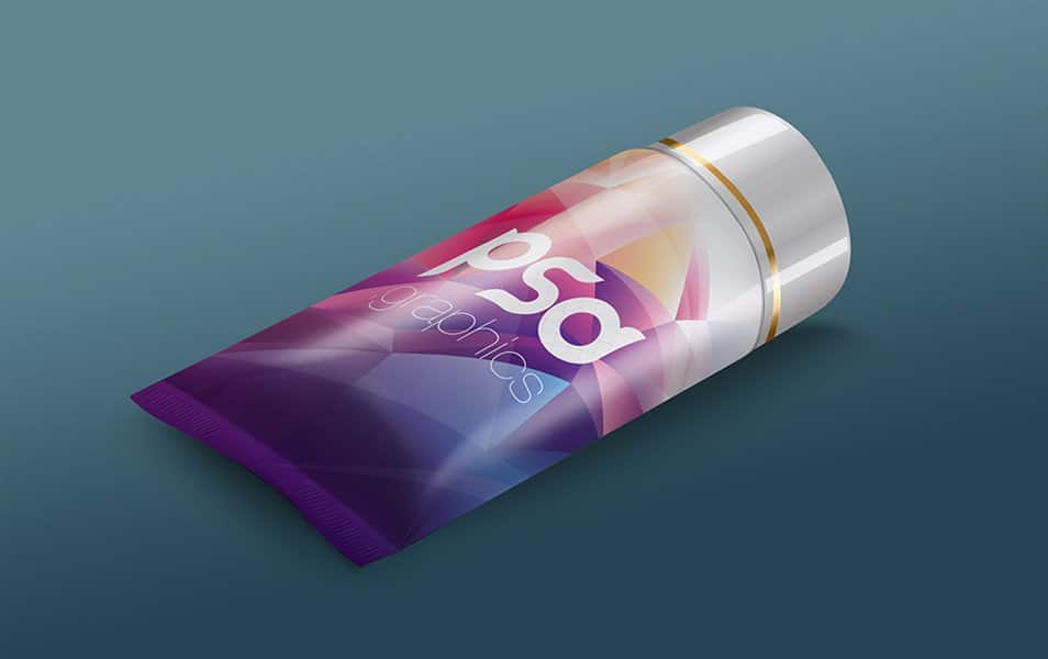 Cosmetic Tube Mockup Free PSD