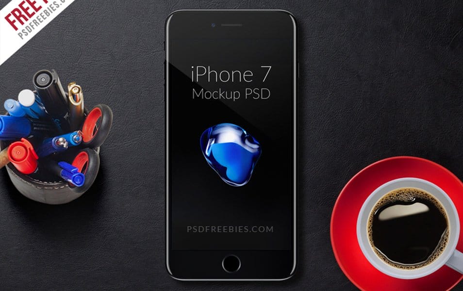 Free iPhone 7 Mockup PSD