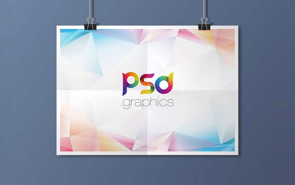 The Ultimate Collection of 2000+ Free Mockup Templates PSD Designs 404 Hanging Landscape Poster Mockup Free PSD