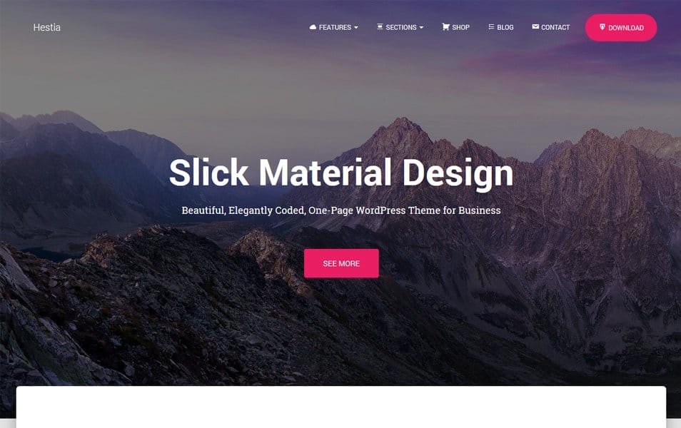 Hestia Responsive WordPress Theme