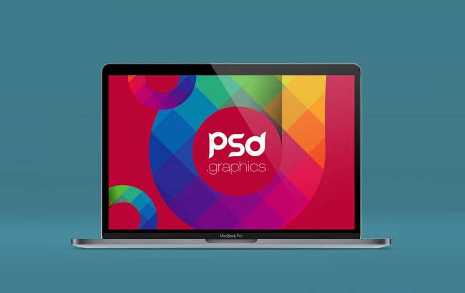 New Macbook Pro 2016 Free PSD Mockup