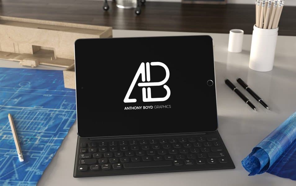 Realistic iPad Pro Mockup