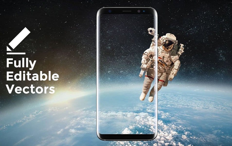 50+ Best Samsung Galaxy S8 Mockup Templates 24 Samsung Galaxy S8 PSD Mockup