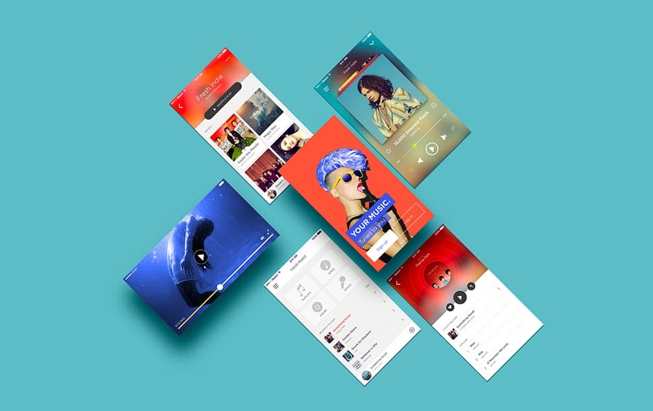 The Ultimate Collection of 2000+ Free Mockup Templates PSD Designs 106 App Screens Mockup