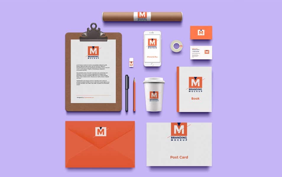 Branding Identity Mockup PSD