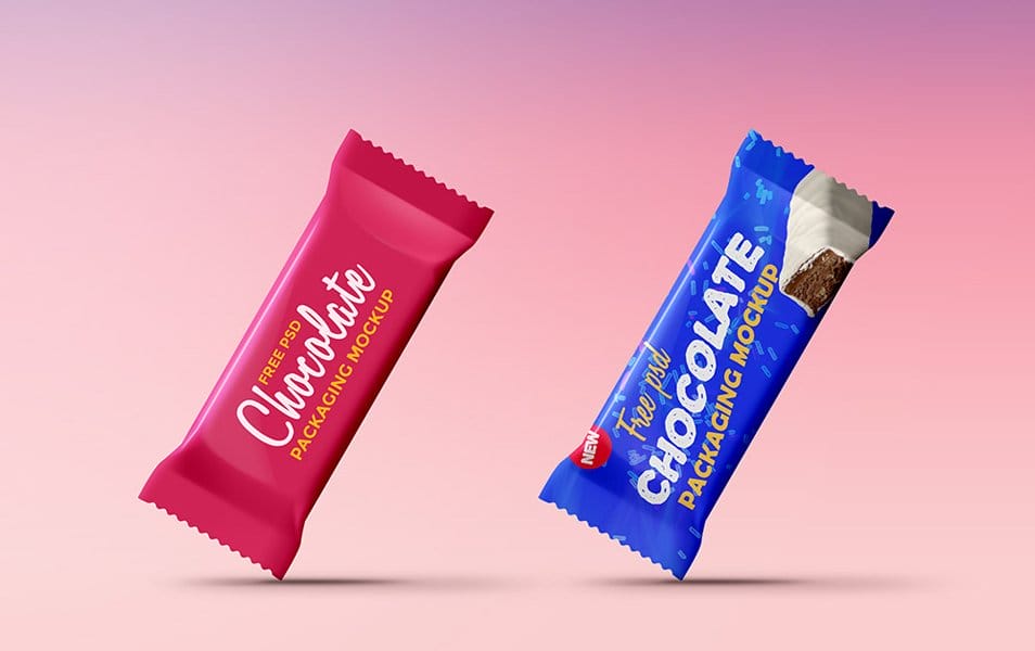 The Ultimate Collection of 2000+ Free Mockup Templates PSD Designs 712 Chocolate Packaging Mockup PSD
