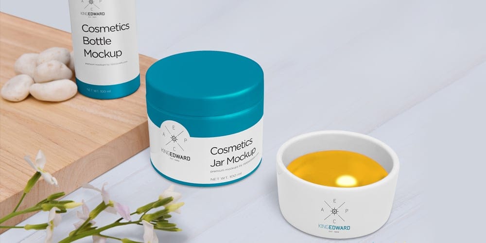 Best Free Scene Creators for Designers 162 Cosmetic Bottle Mockup