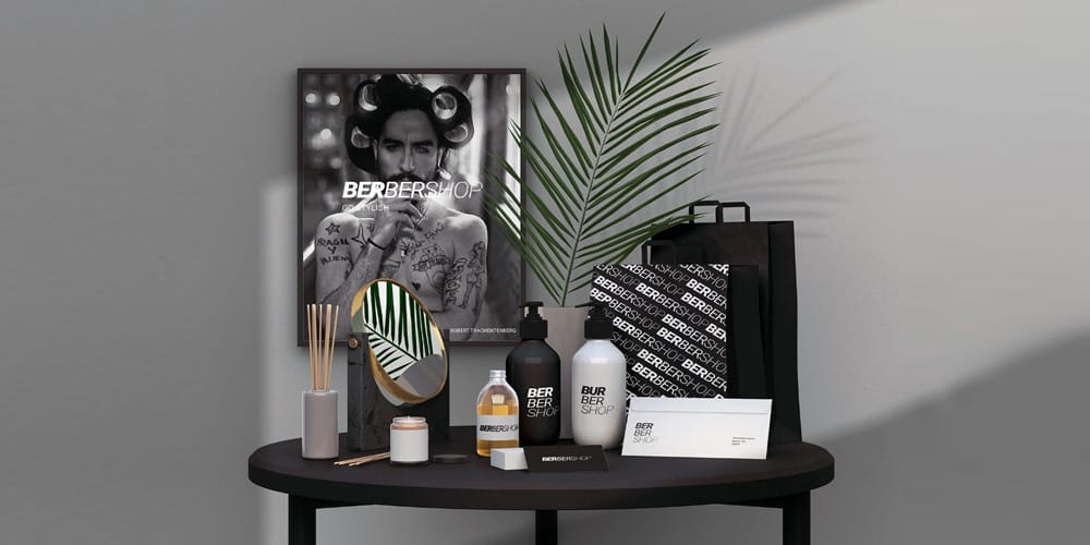 Best Free Scene Creators for Designers 146 Cosmetic Identity Mockup Scene