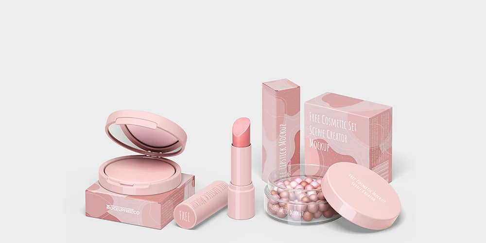 Best Free Scene Creators for Designers 58 Cosmetic Scene Creator Mockup Template