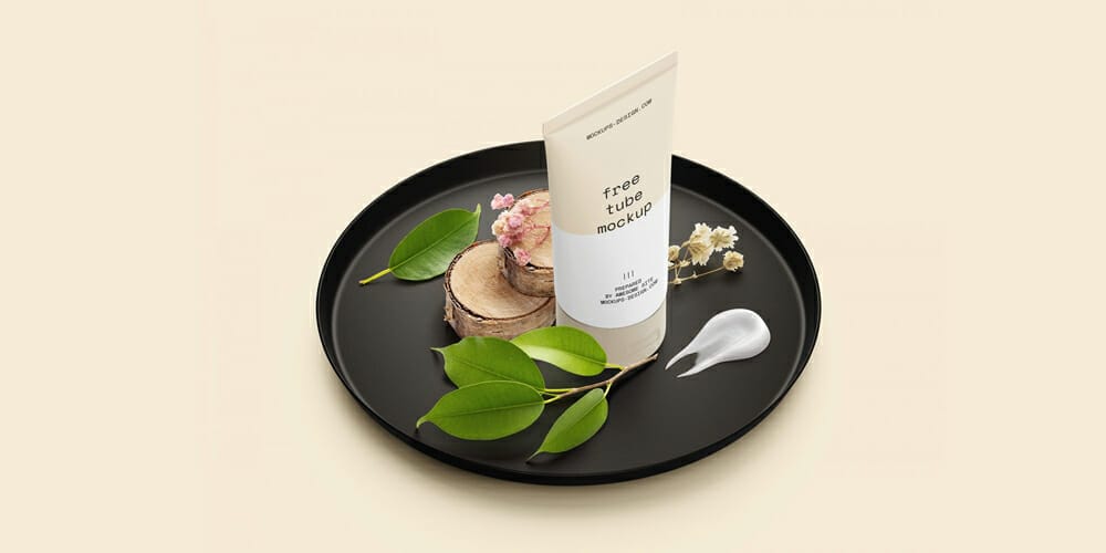 Best Free Scene Creators for Designers 43 Cosmetic tube mockup