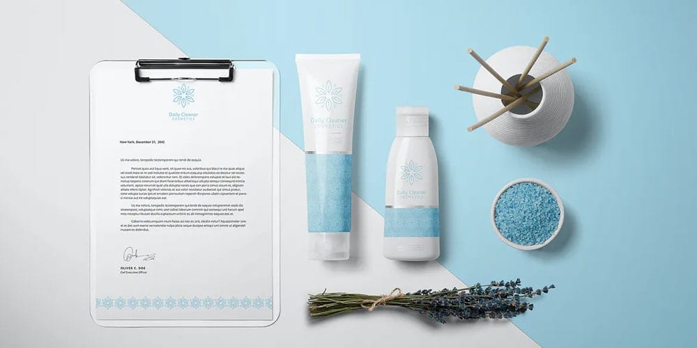 Best Free Scene Creators for Designers 66 Cosmetics Mockup Scene