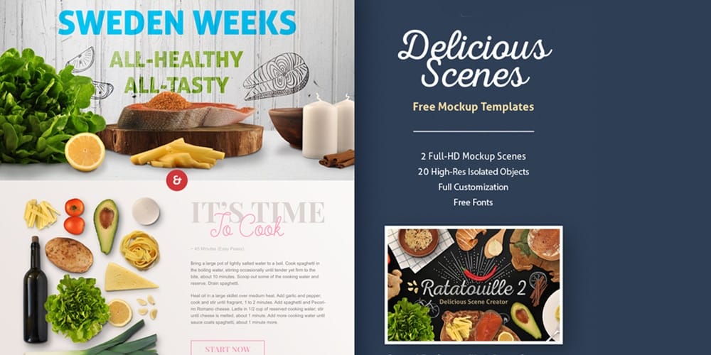 Best Free Scene Creators for Designers 91 Delicious Scenes Mockup