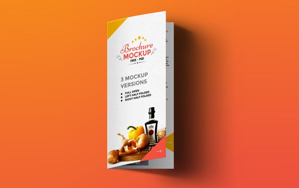 The Ultimate Collection of 2000+ Free Mockup Templates PSD Designs 348 Free Bifold Brochure Mockup
