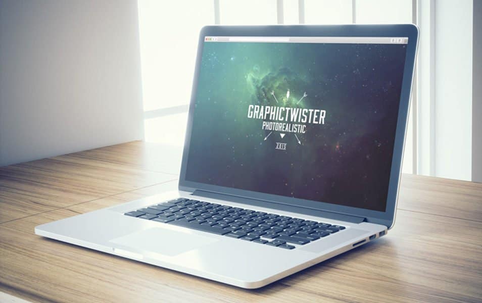 The Ultimate Collection of 2000+ Free Mockup Templates PSD Designs 53 MacBook Pro Mockup