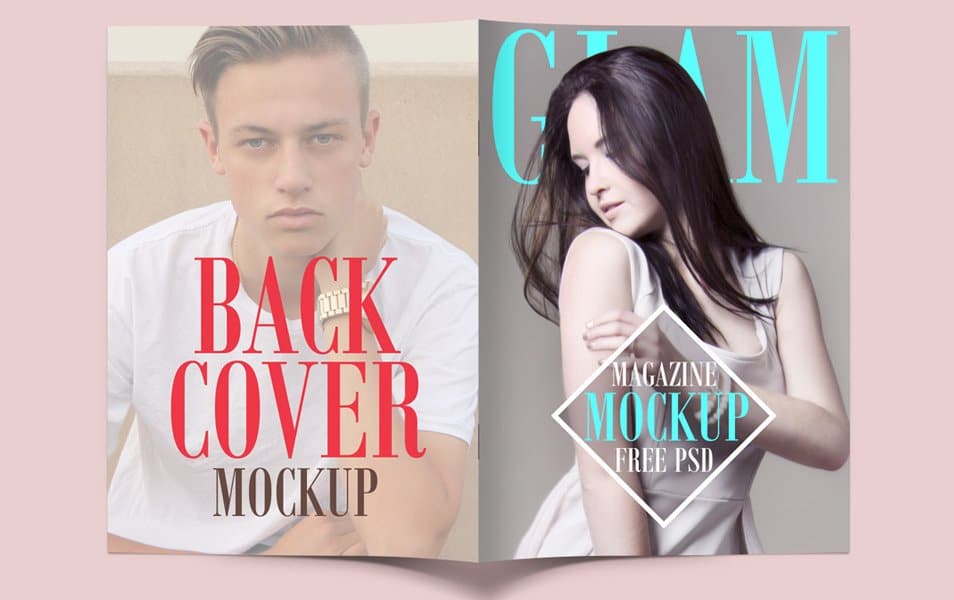 Magazine Mockup PSD Template