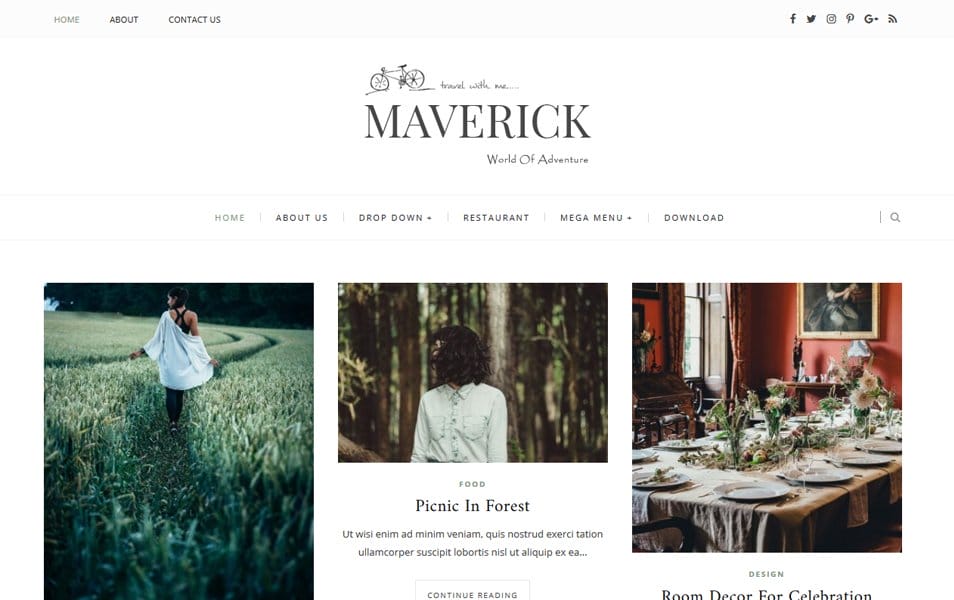300+ Best Free Responsive Blogger Templates 2025 367 Maverick Responsive Blogger Template
