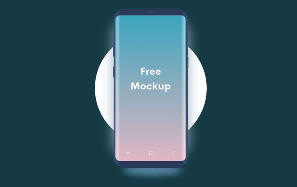 50+ Best Samsung Galaxy S8 Mockup Templates 9 Minimal Samsung S8 Mockup