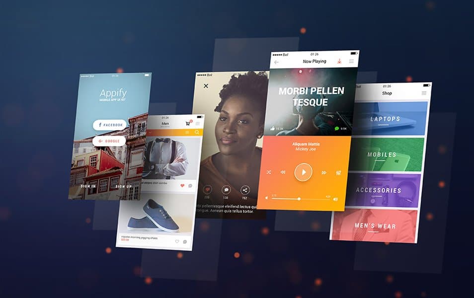 The Ultimate Collection of 2000+ Free Mockup Templates PSD Designs 93 Mobile App Screens Mockup PSD