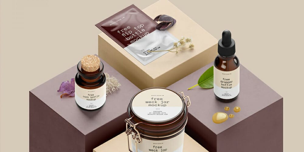 Best Free Scene Creators for Designers 6 Podium with Packaging Scene Creator Mockup