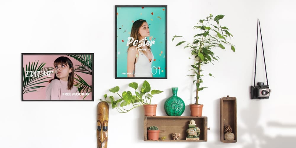 Best Free Scene Creators for Designers 94 Poster Frames Scene Mockup