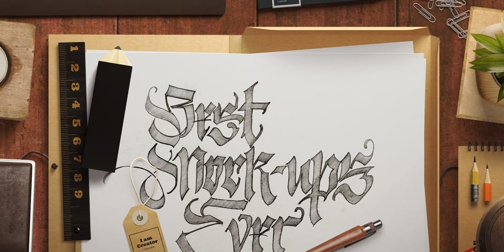 Best Free Scene Creators for Designers 165 Presenting Mockup Scene