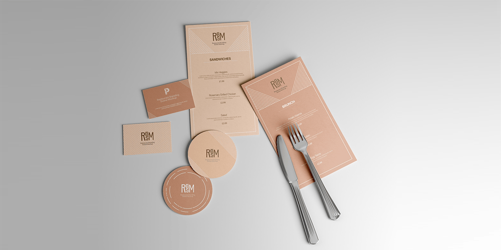 Best Free Scene Creators for Designers 118 Restaurant Branding Scene Mockup