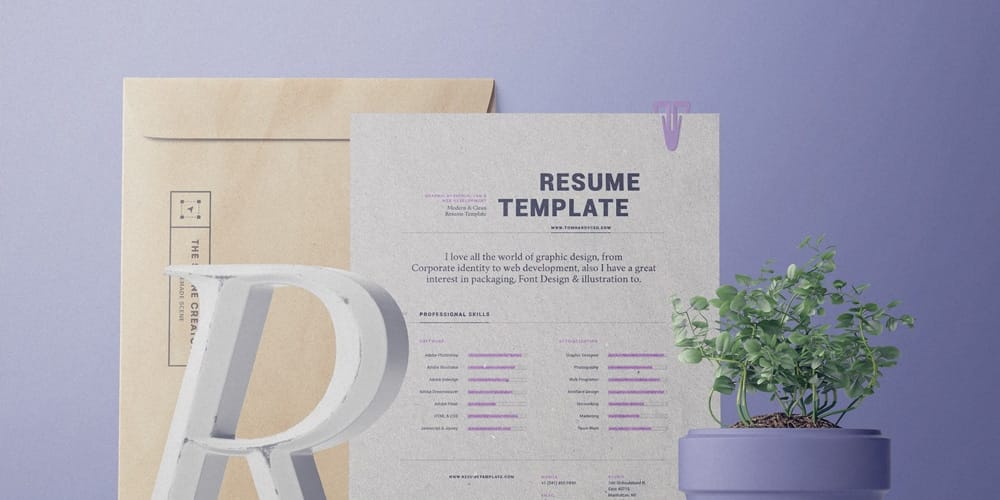 Best Free Scene Creators for Designers 98 Rezume Paper And Folders Mockup