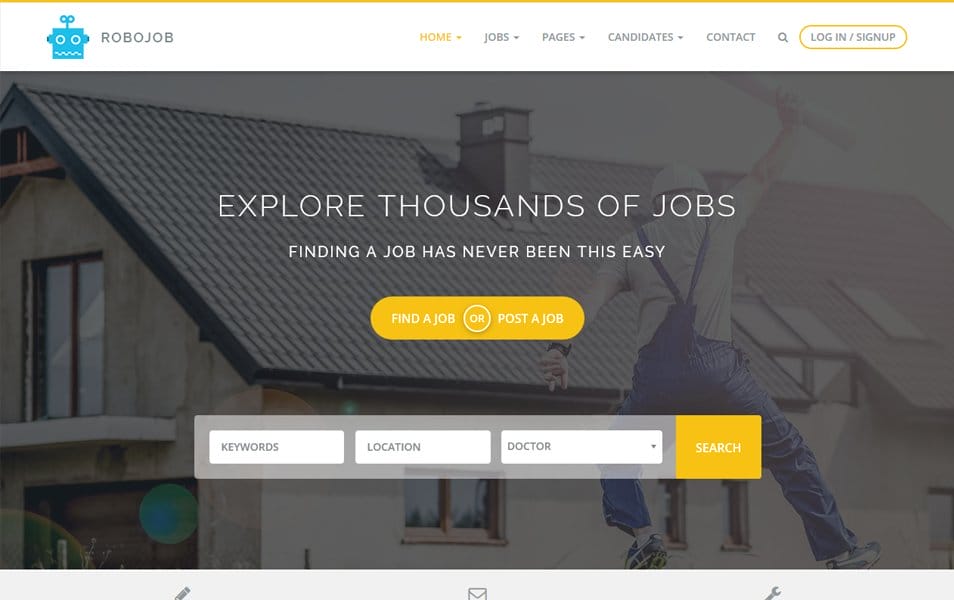 300+ Best Responsive WordPress Themes 235 Robojob Lite Responsive WordPress Theme