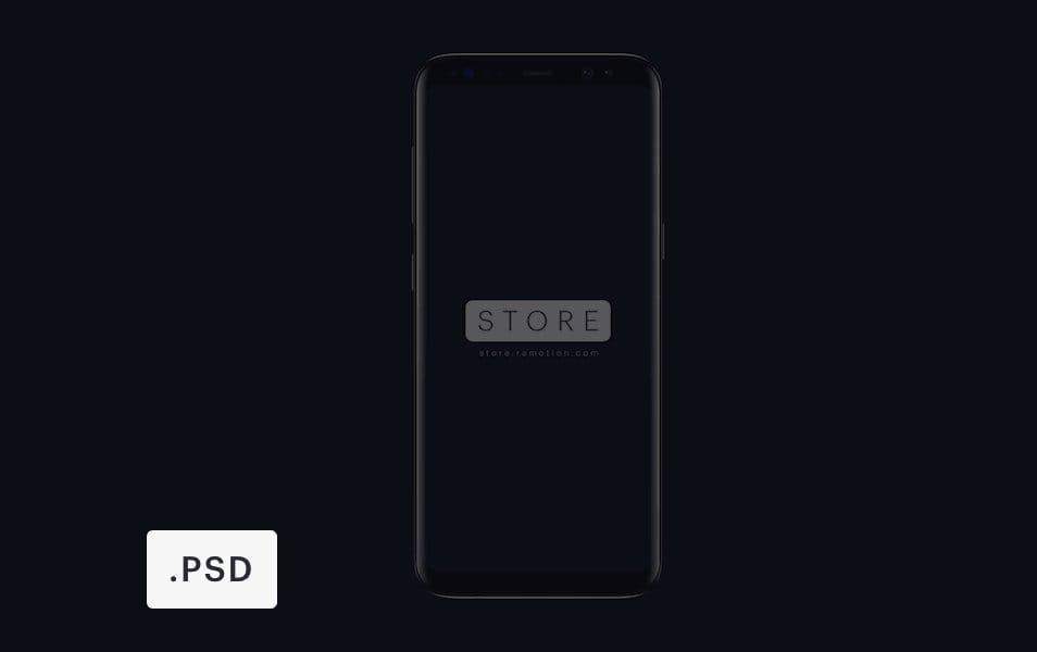 50+ Best Samsung Galaxy S8 Mockup Templates 8 Samsung Galaxy S8 Mockup PSD