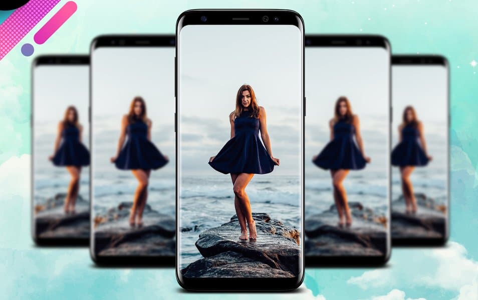 50+ Best Samsung Galaxy S8 Mockup Templates 27 Samsung S8 Creative Mockup PSD