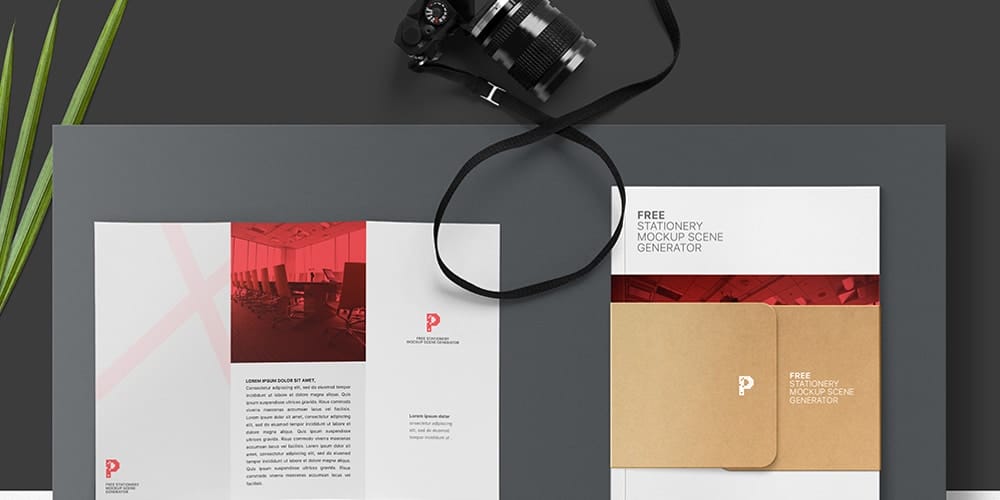 Best Free Scene Creators for Designers 38 Stationery Mockup Scene Generator