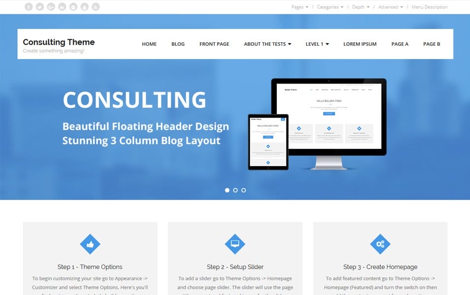 Consulting Responsive WordPress Theme