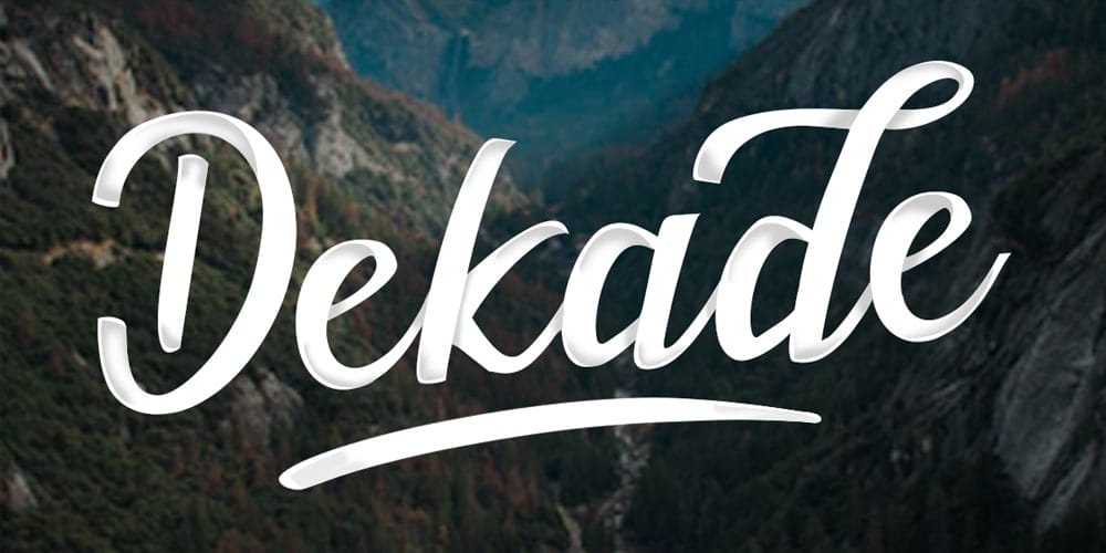 200+ Great Free Fonts for Designers 550 Dekade Brush Font