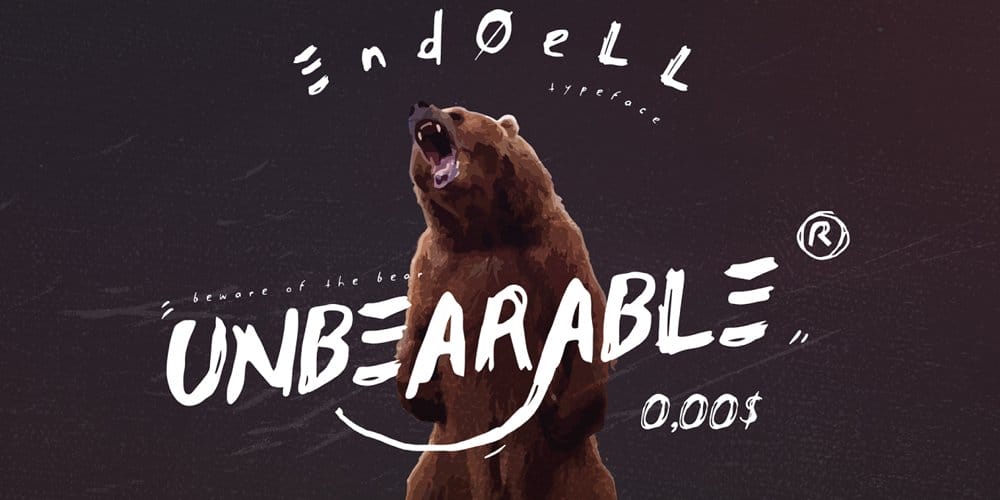 200+ Great Free Fonts for Designers 552 Endoell Brush Font