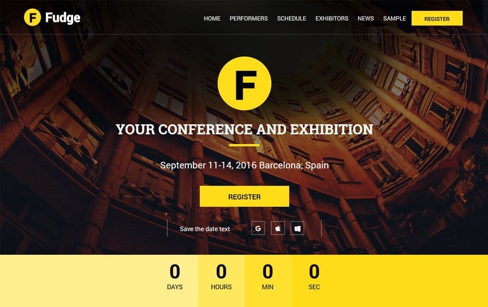 Fudge Lite Responsive WordPress Theme