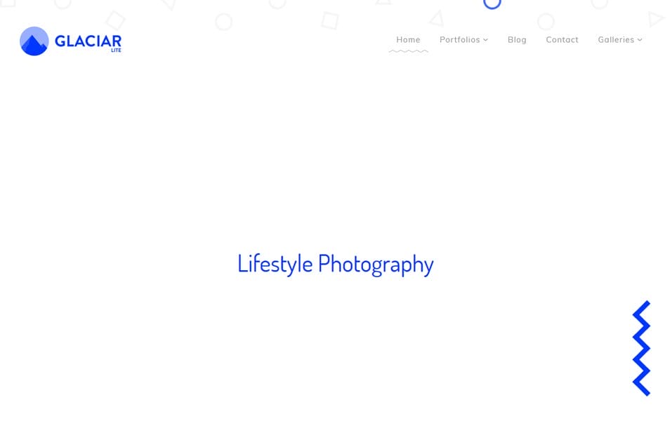 150+ Best Free Wordpress Portfolio Themes 2025 23 Glaciar Lite