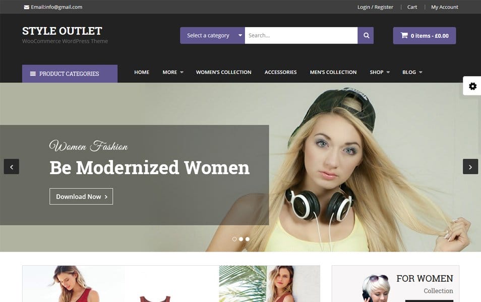 Style Outlet Responsive WordPress Theme