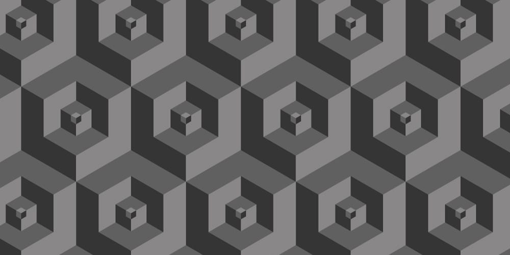 Ultimate Collection of Free Patterns 218 3D Dark Geometric Seamless Pattern